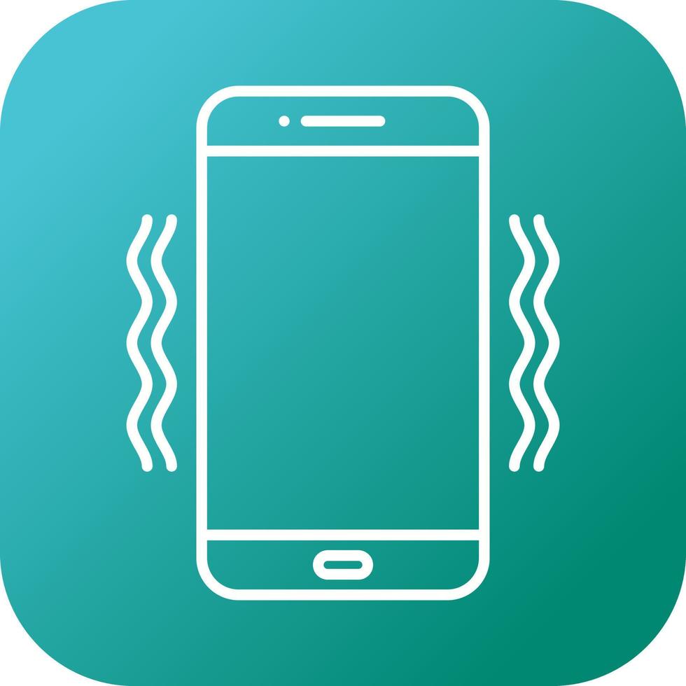 Unique Vibrations Vector Line Icon