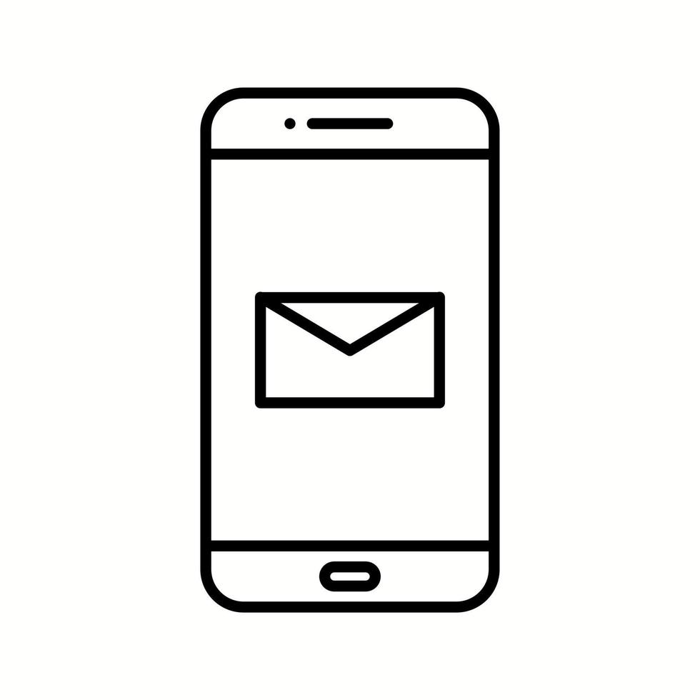 Unique Messaging App Vector Line Icon