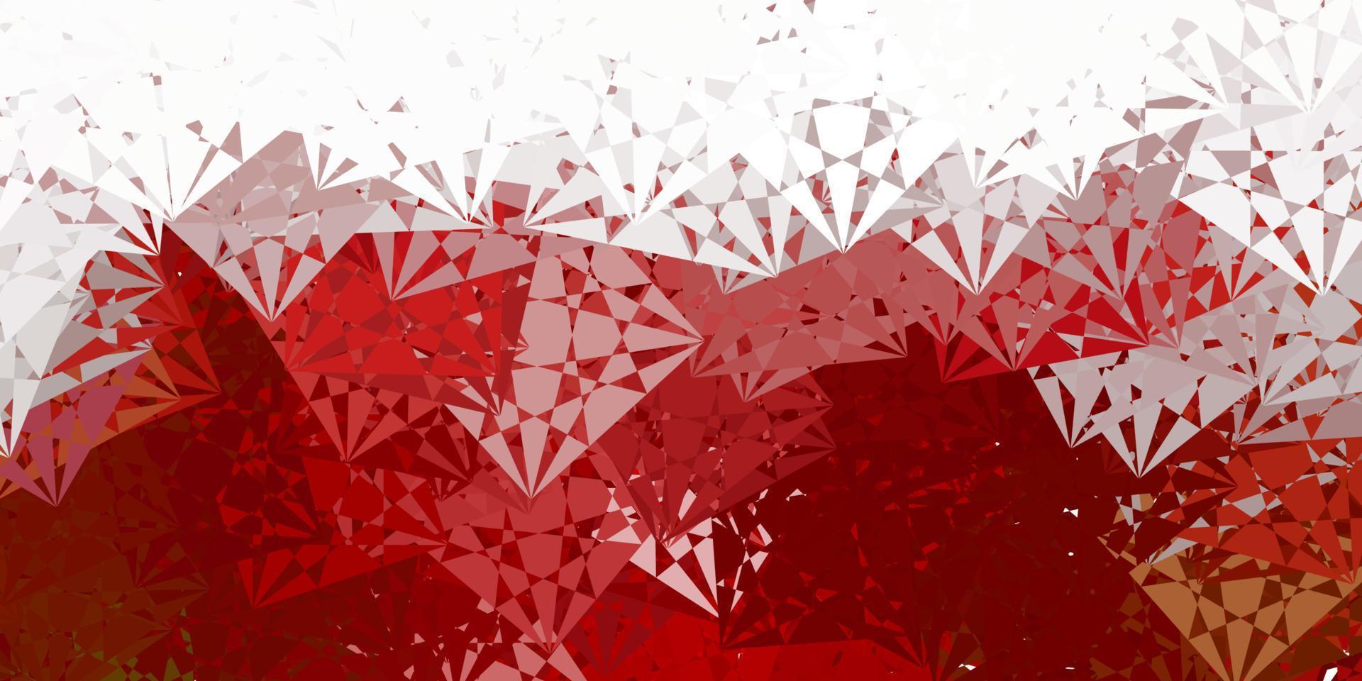 Light Brown vector background with polygonal forms.