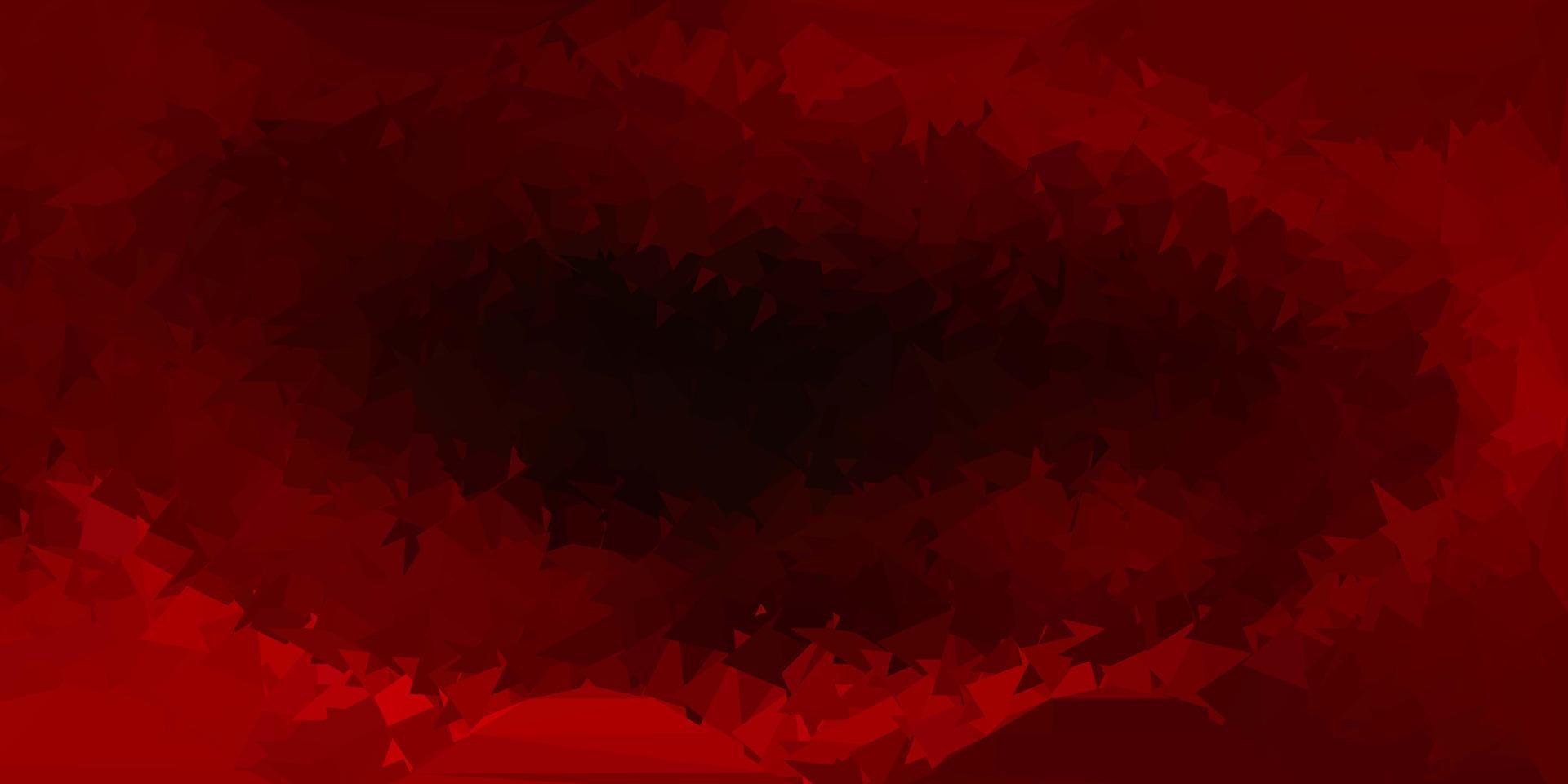 Dark brown vector poly triangle layout.
