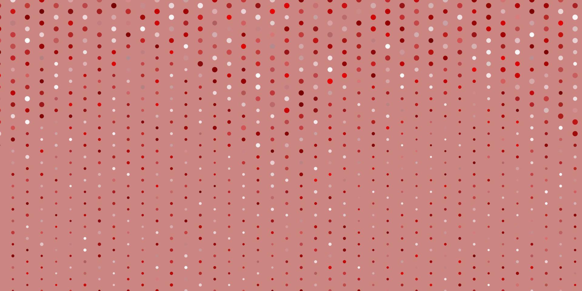 Light green, red vector backdrop with dots.