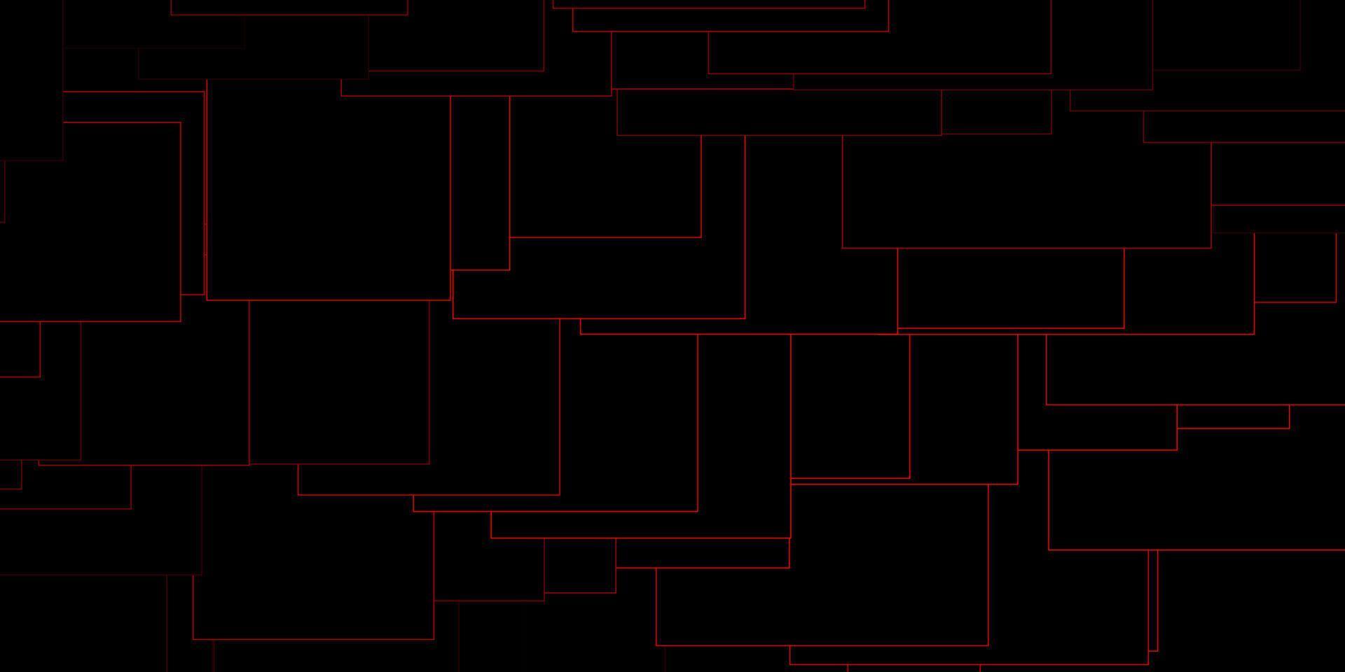 Dark Red vector backdrop with rectangles.