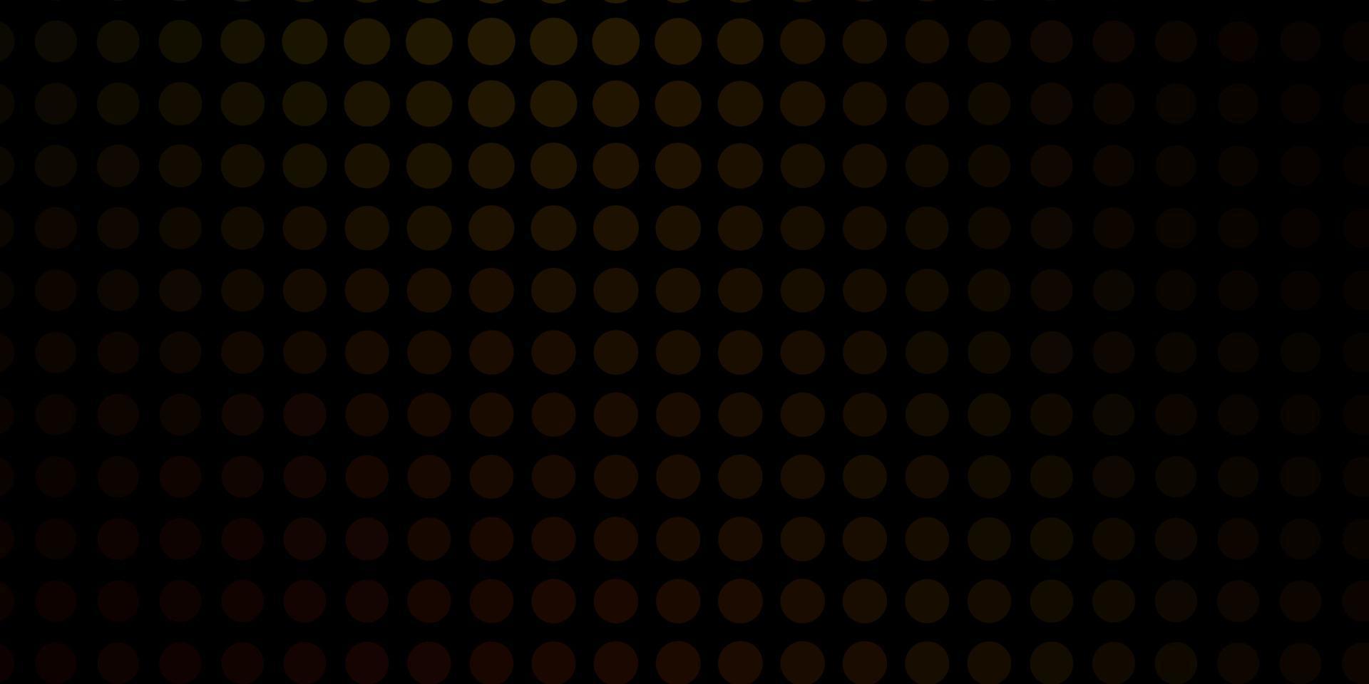 Dark Yellow vector layout with circle shapes.