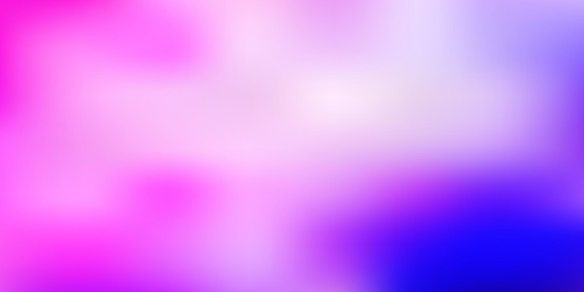 Light purple, pink vector blurred background.