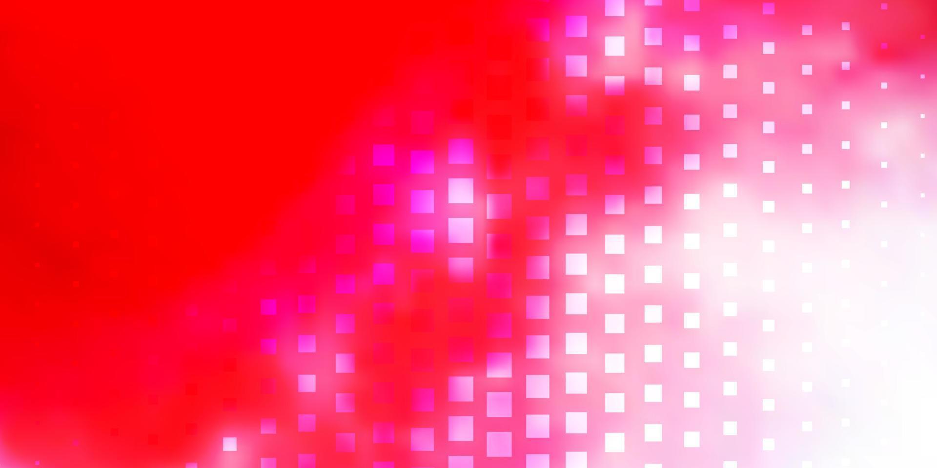 Light Red vector background with rectangles.
