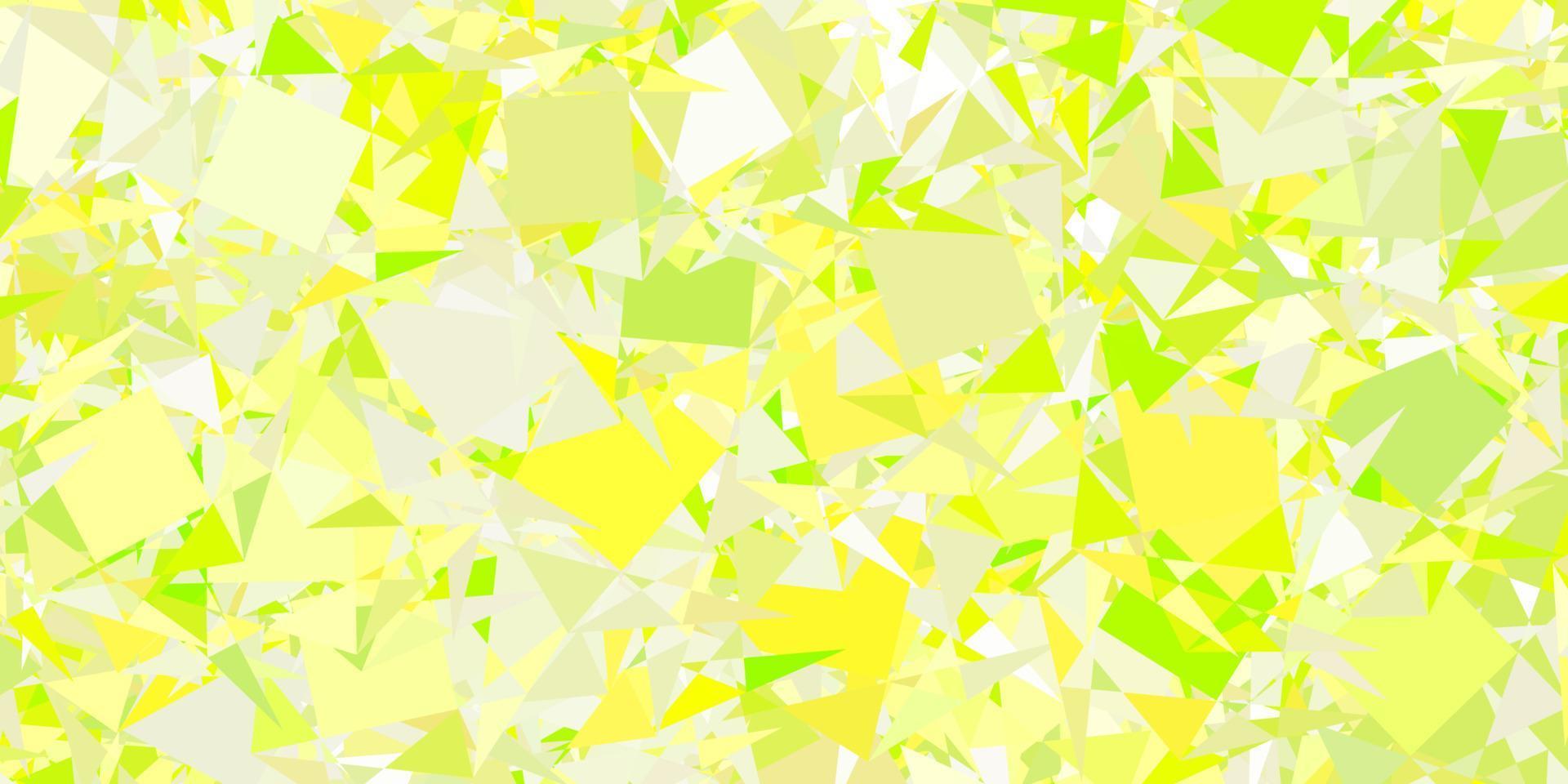 Light Green, Red vector template with triangle shapes.
