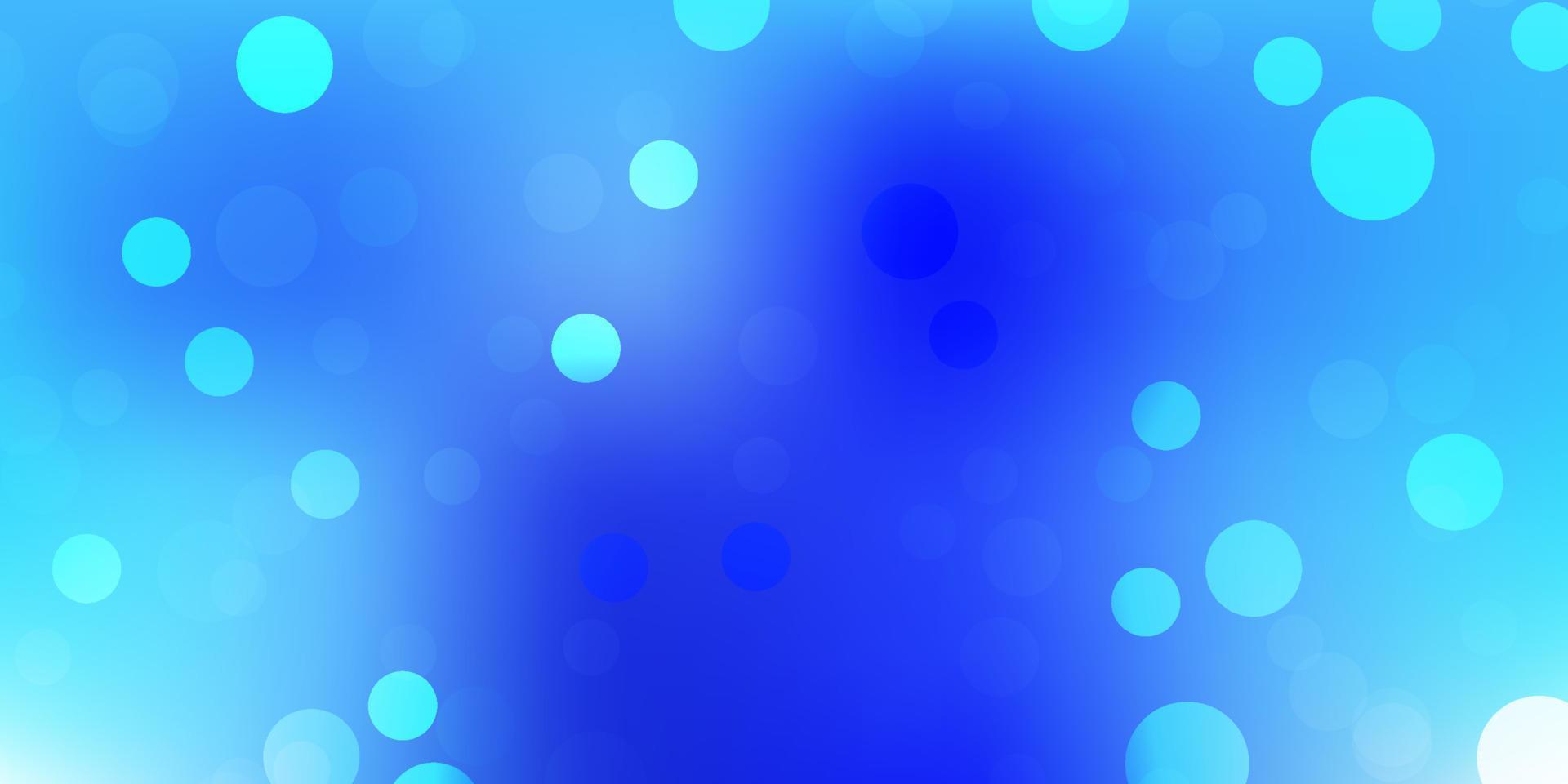 telón de fondo de vector azul claro con puntos.