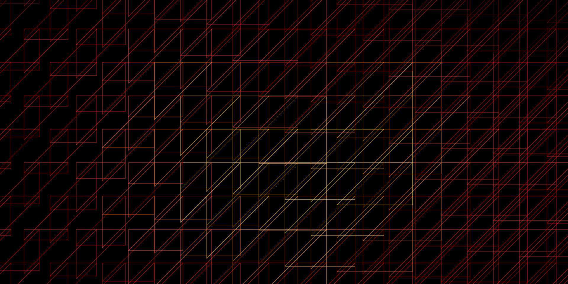 Dark Red vector backdrop with lines.