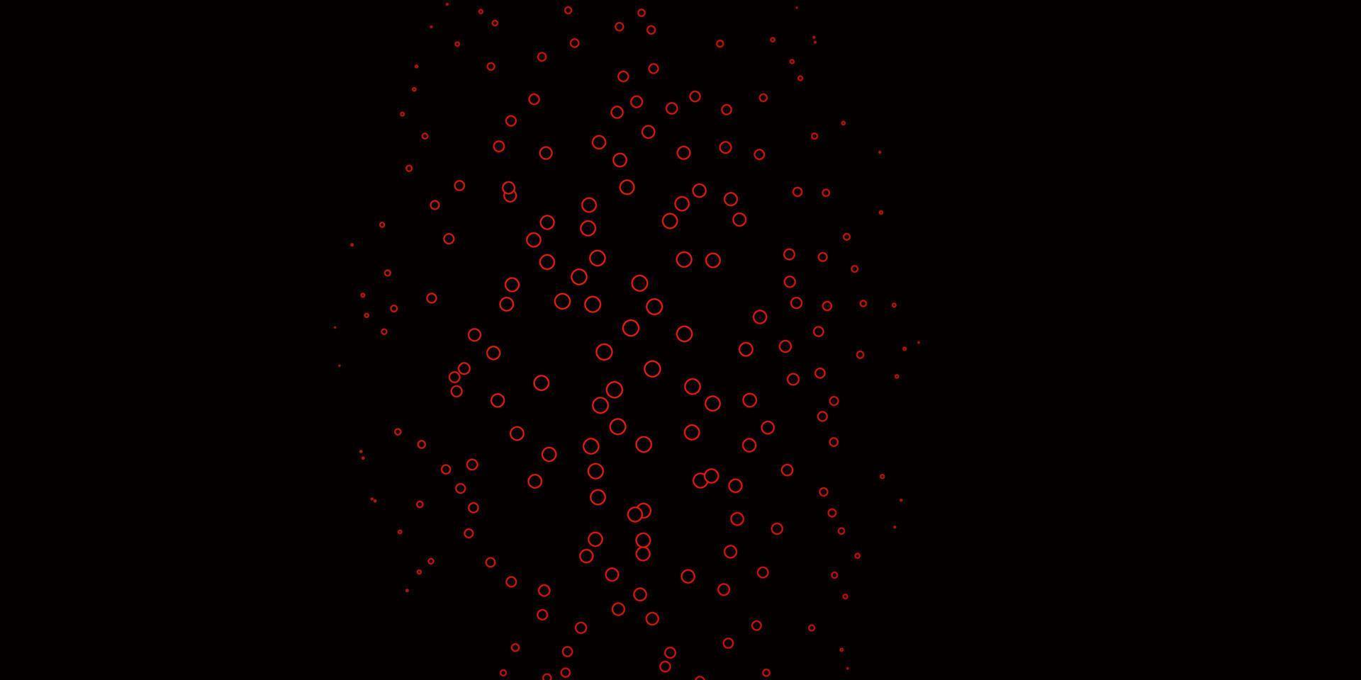 Telón de fondo de vector rojo oscuro con puntos.