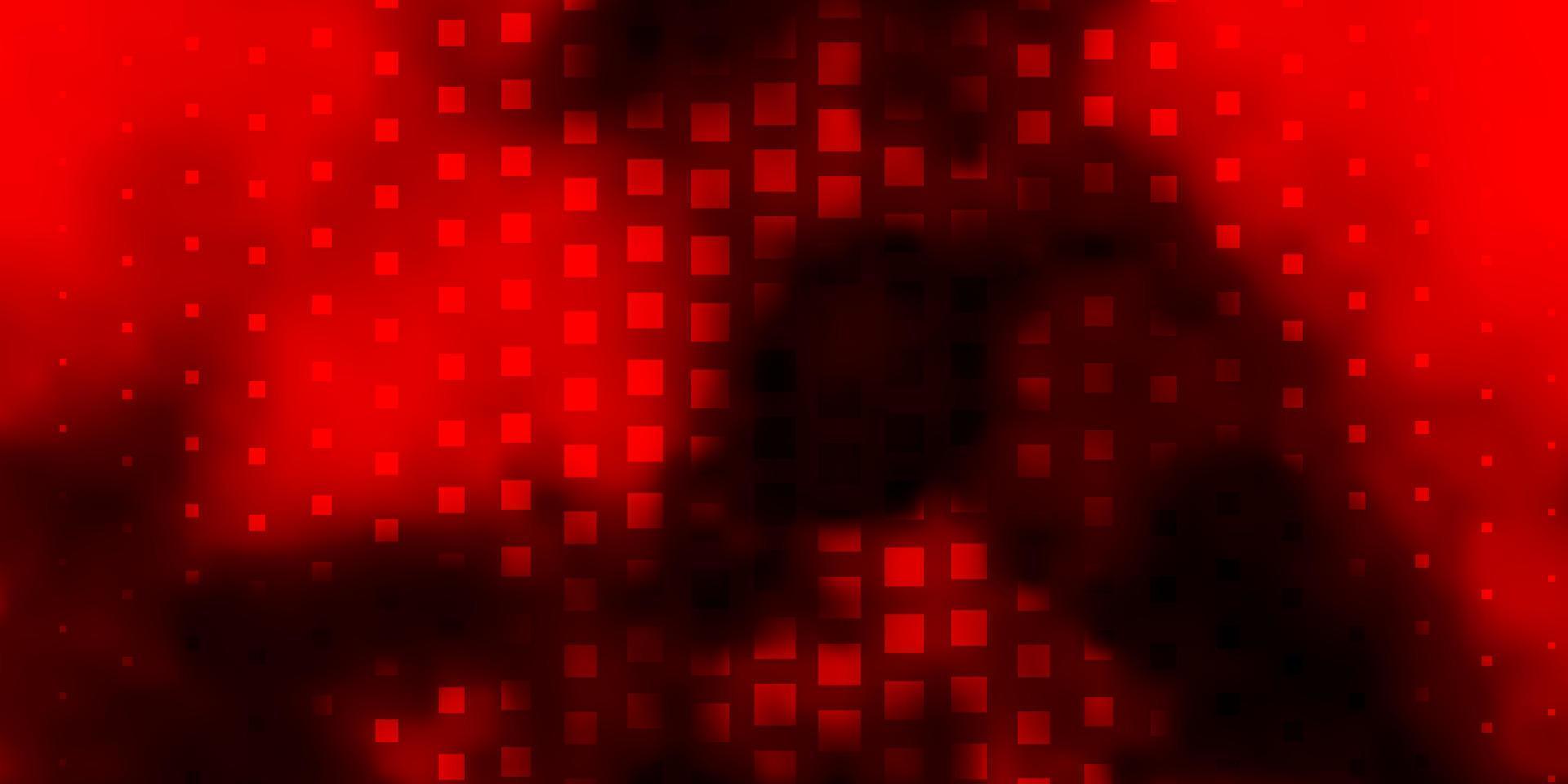 Dark Red vector template in rectangles.
