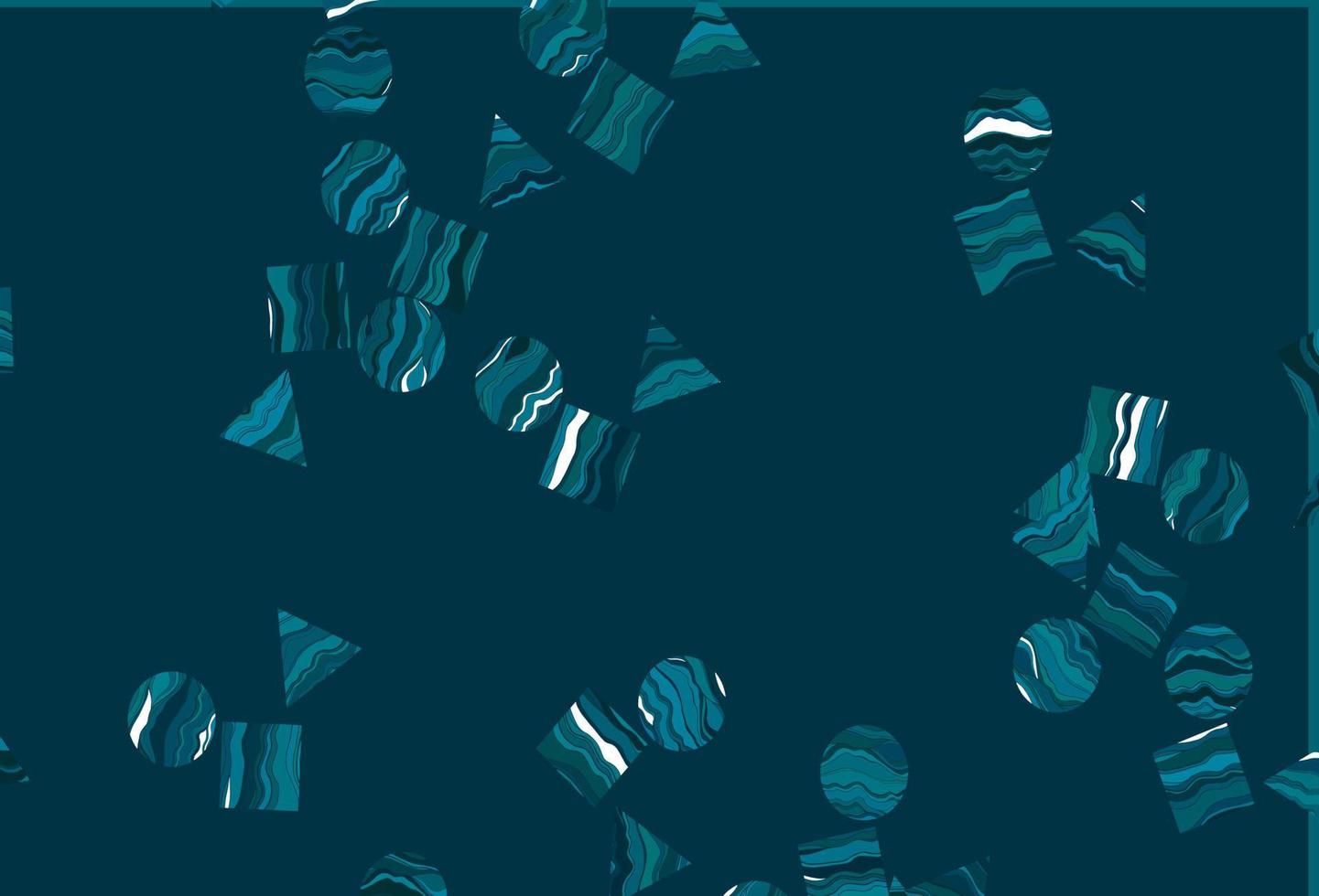 Light BLUE vector texture in poly style with circles, cubes.