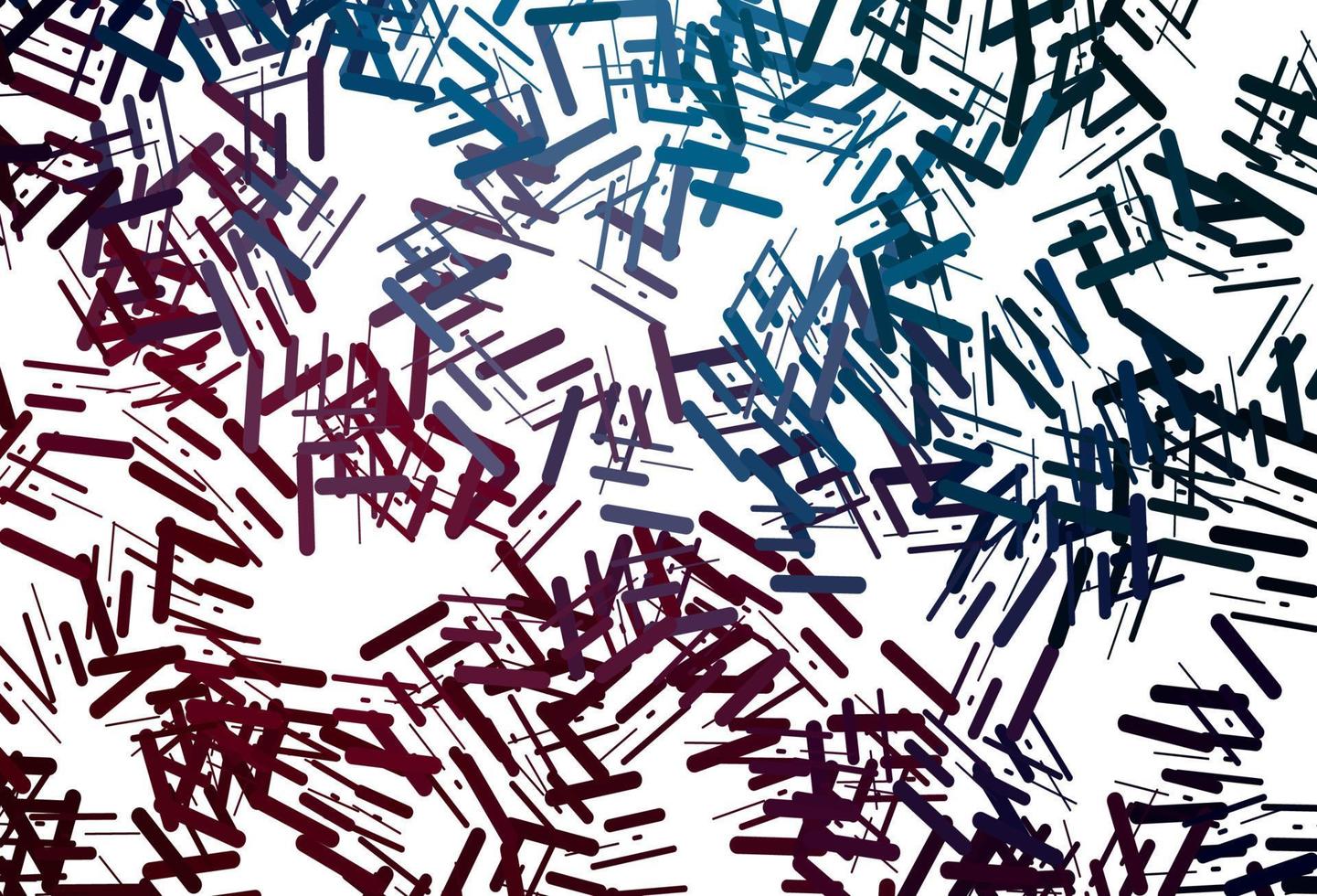 Dark purple, pink vector background with straight lines.