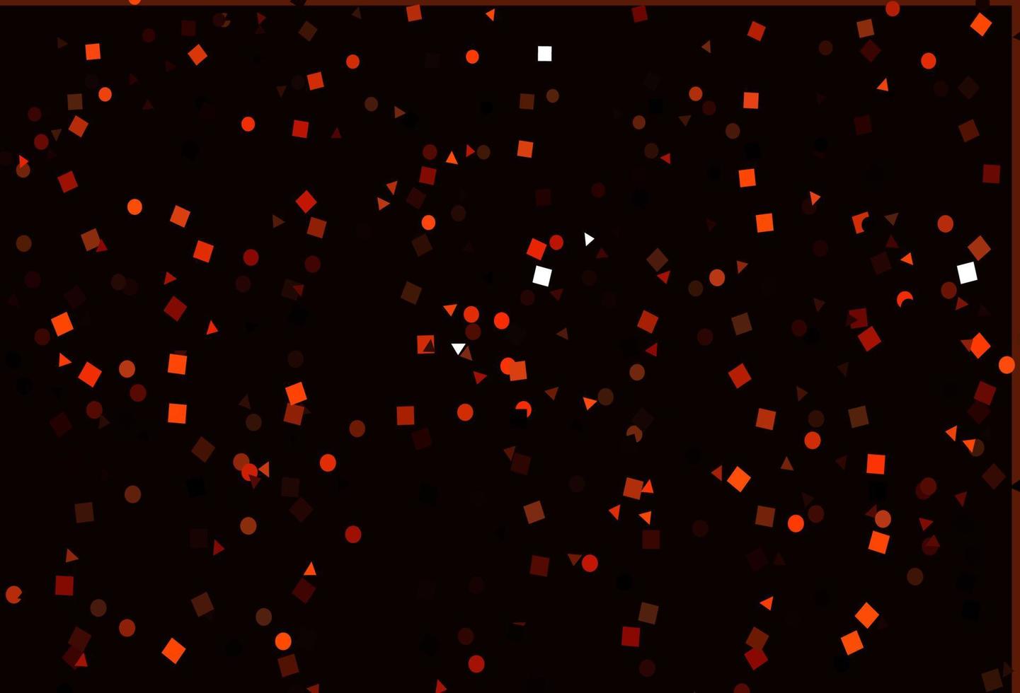 Light Red vector backdrop with lines, circles, rhombus.