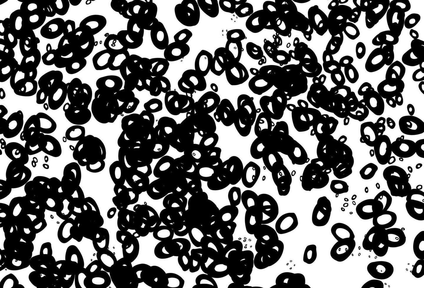Black and white vector texture with disks.