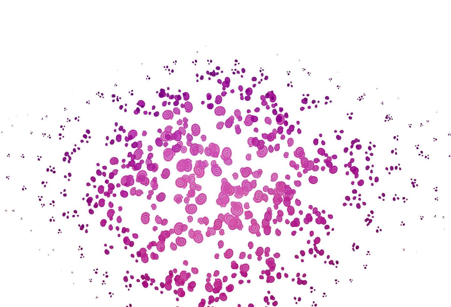 Light Purple vector background with lava shapes.