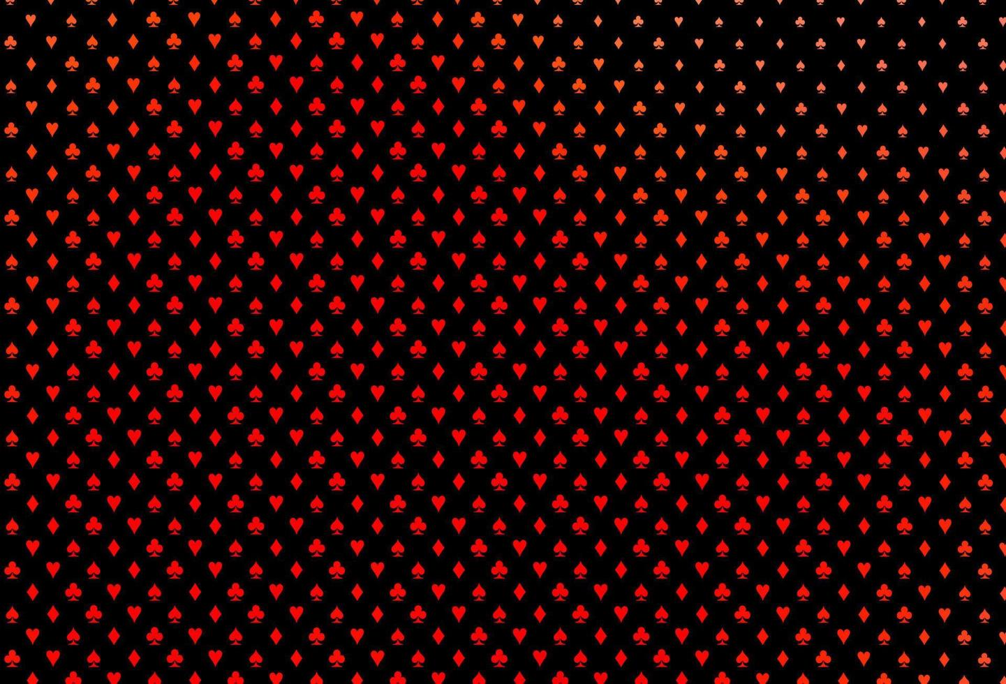 Dark red vector template with poker symbols.