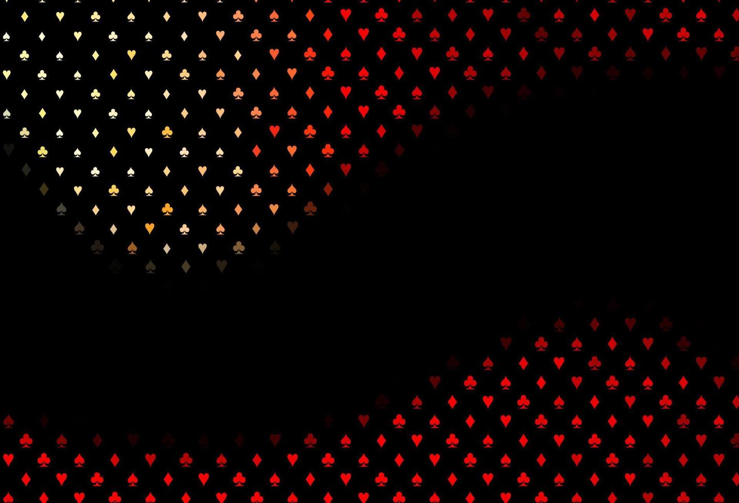 textura de vector rojo oscuro con naipes.