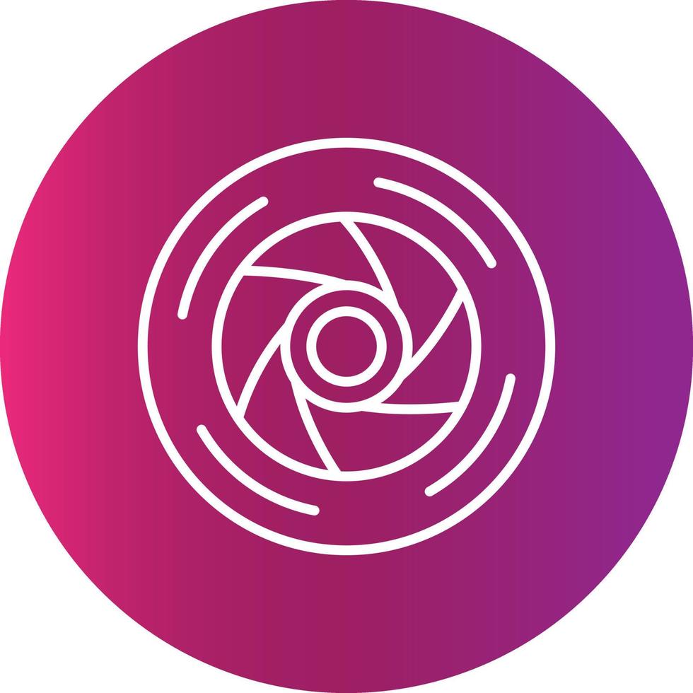 Diaphragm Creative Icon Design vector