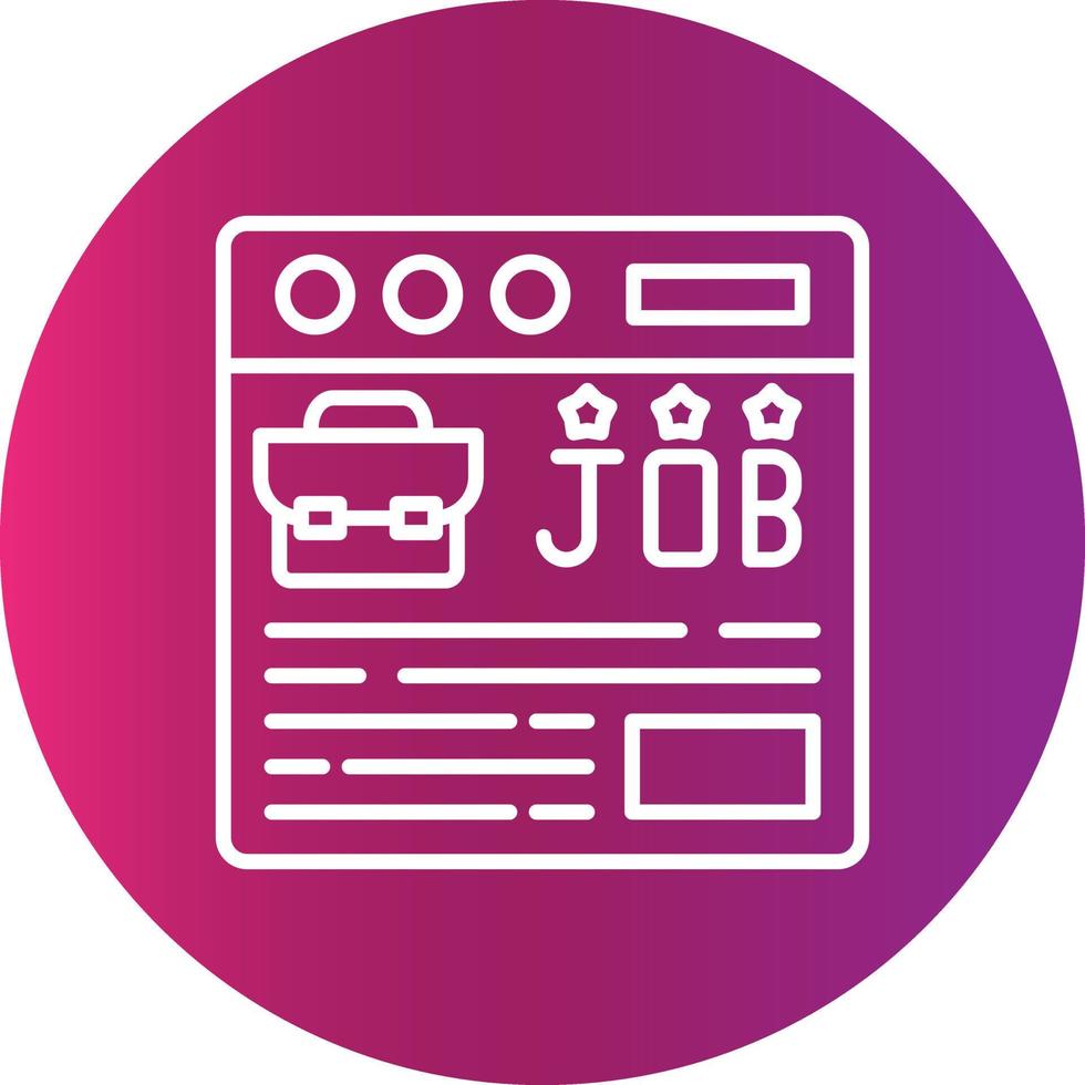 Job Creative Icon Design vector