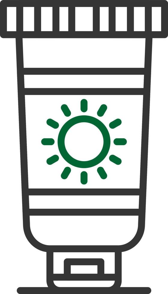 Sunscreen Creative Icon Design vector