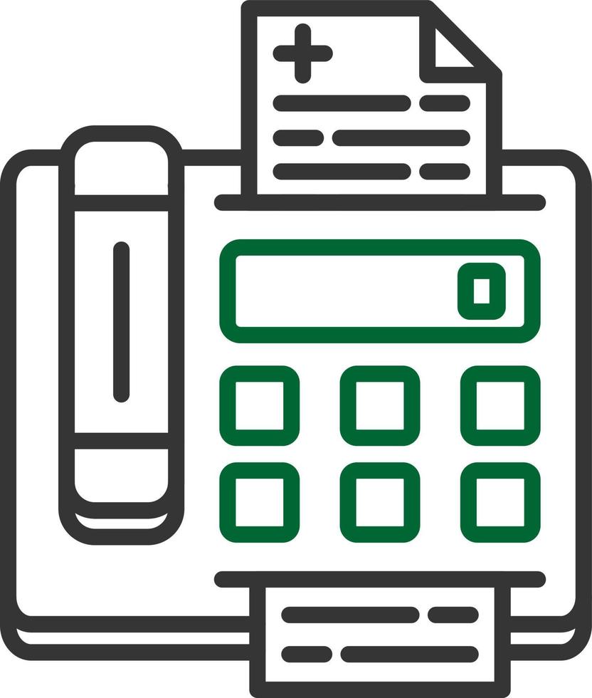 Fax Machine Creative Icon Design vector