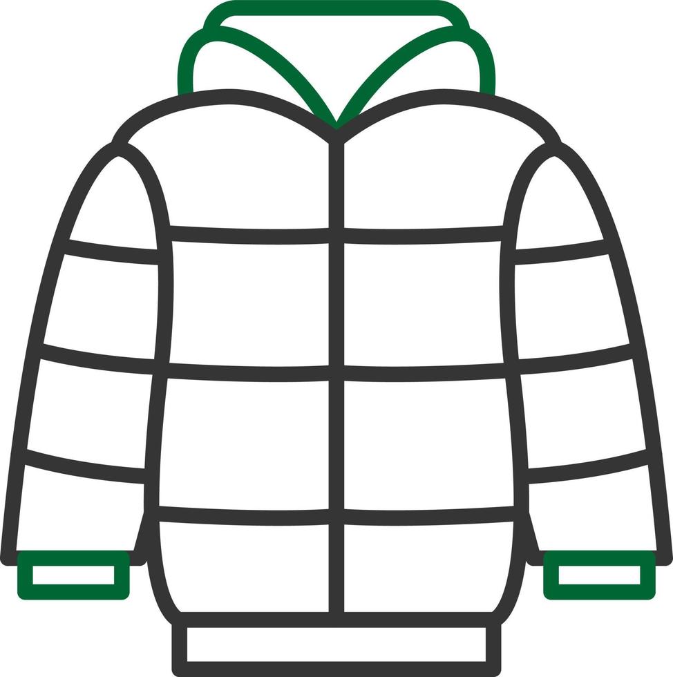 diseño de icono creativo de chaqueta vector