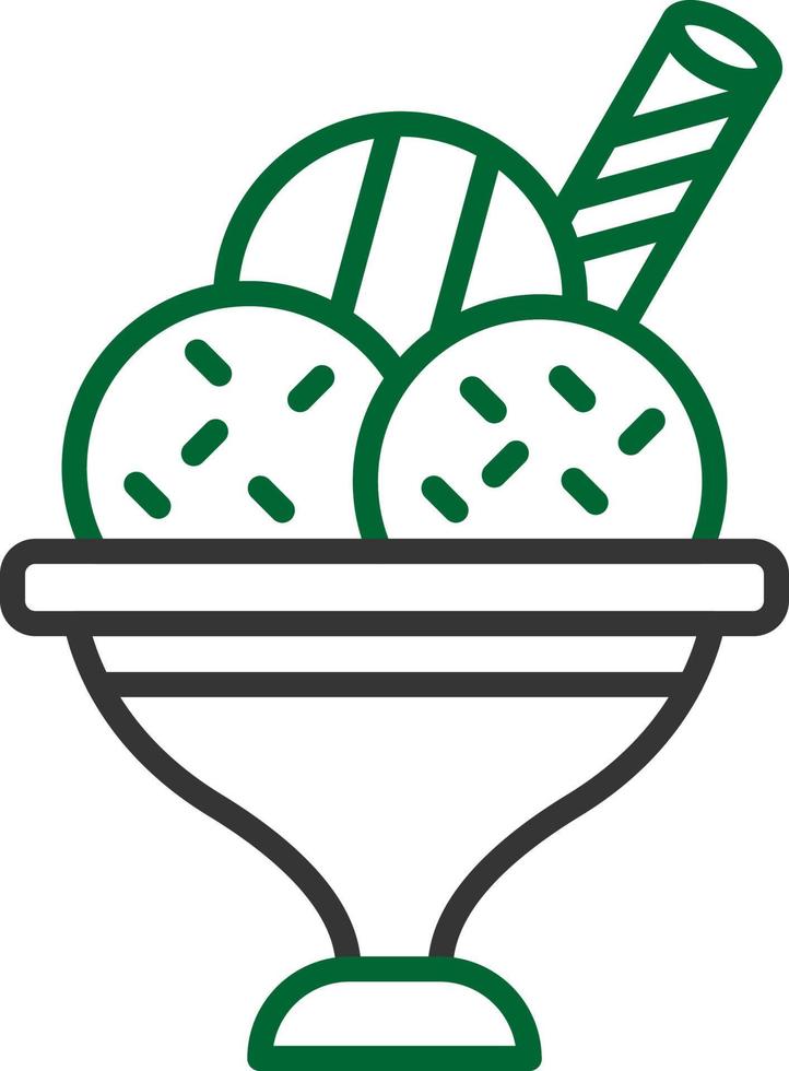 diseño de icono creativo de postre vector