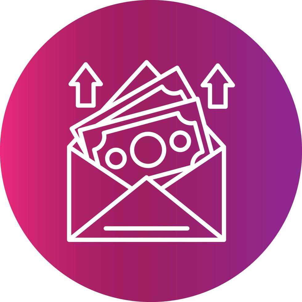 Salary Creative Icon Design vector