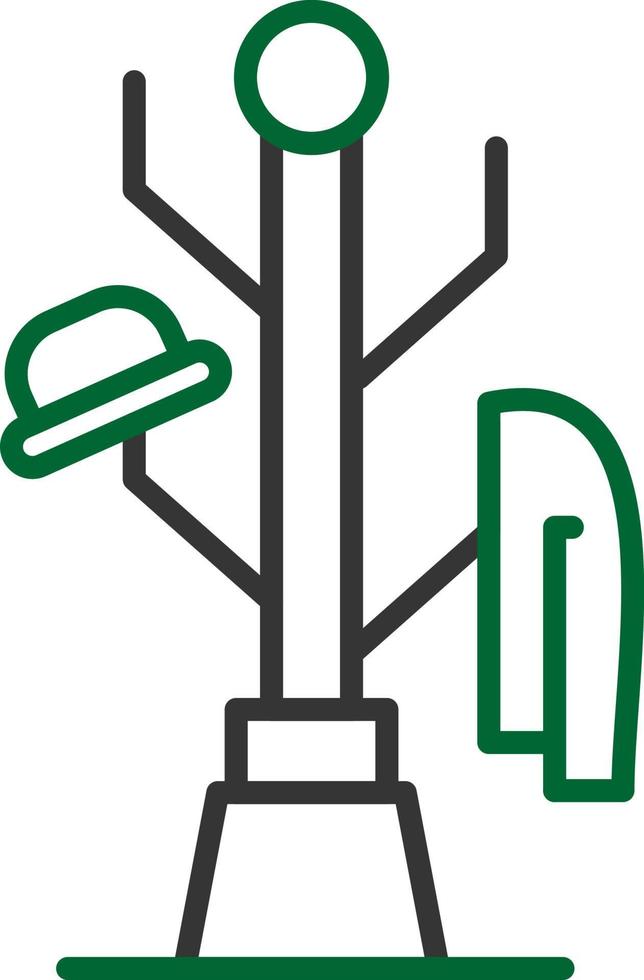 Coat Stand Creative Icon Design vector