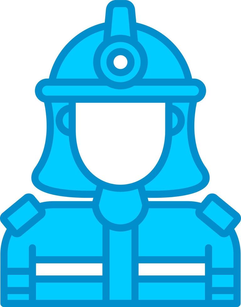 diseño de icono creativo de bombero vector