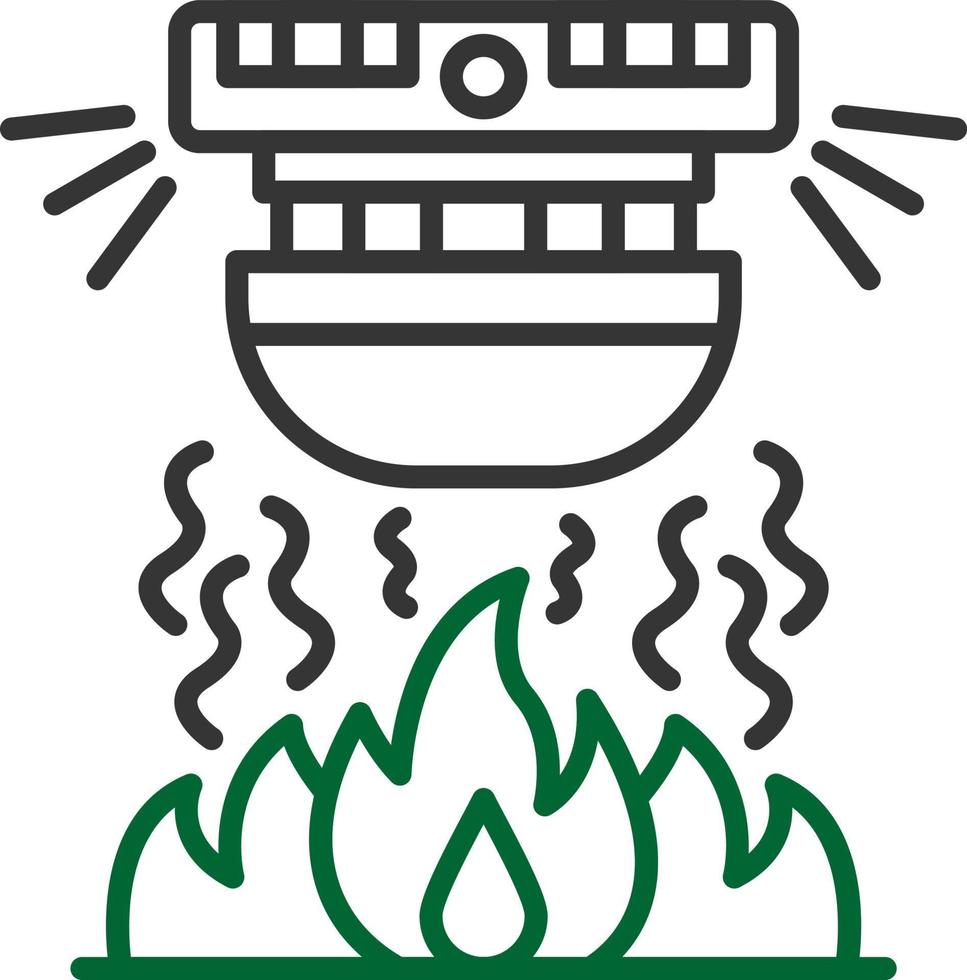 Fire Alarm Creative Icon Design vector