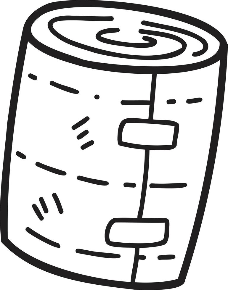 Hand Drawn gauze bandage illustration 15429835 Vector Art at Vecteezy