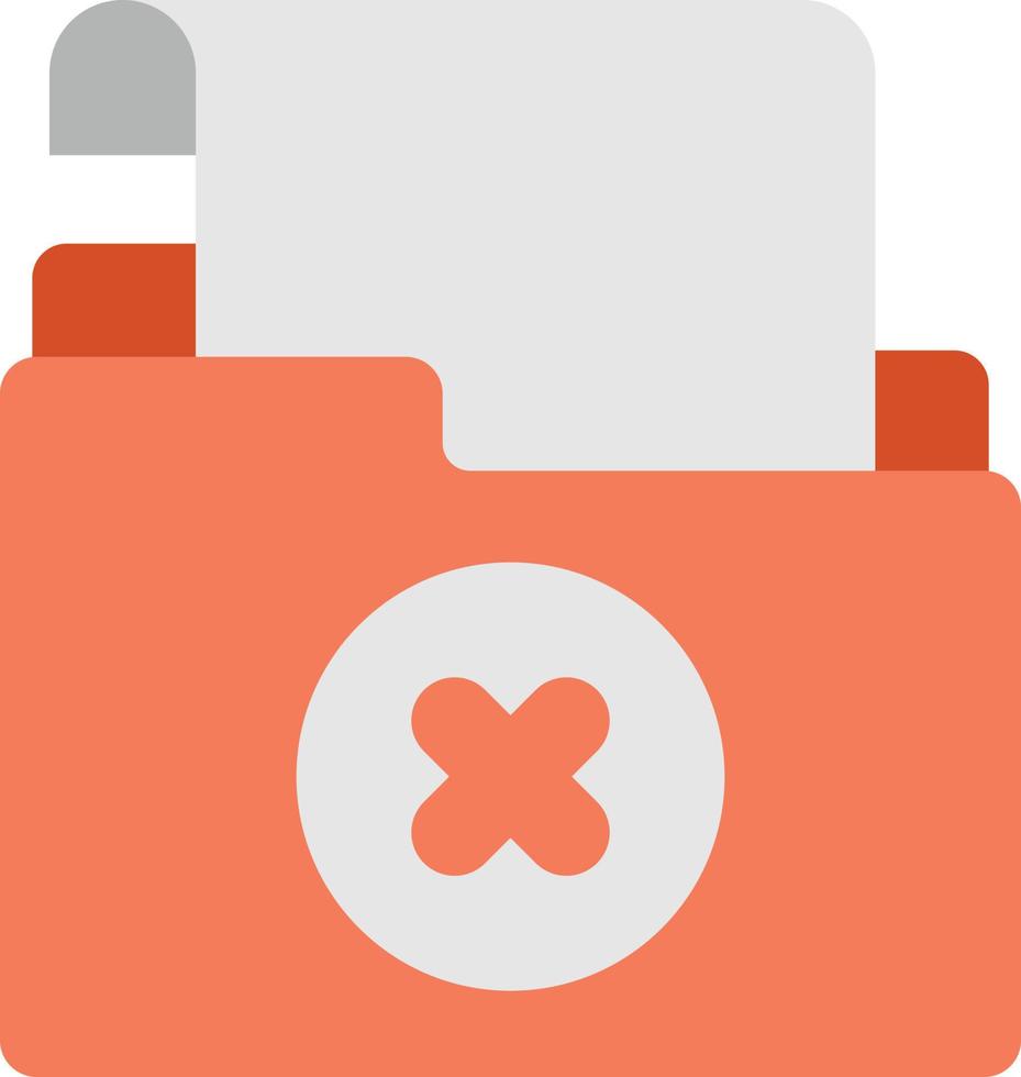 Report and wrong mark illustration in minimal style vector