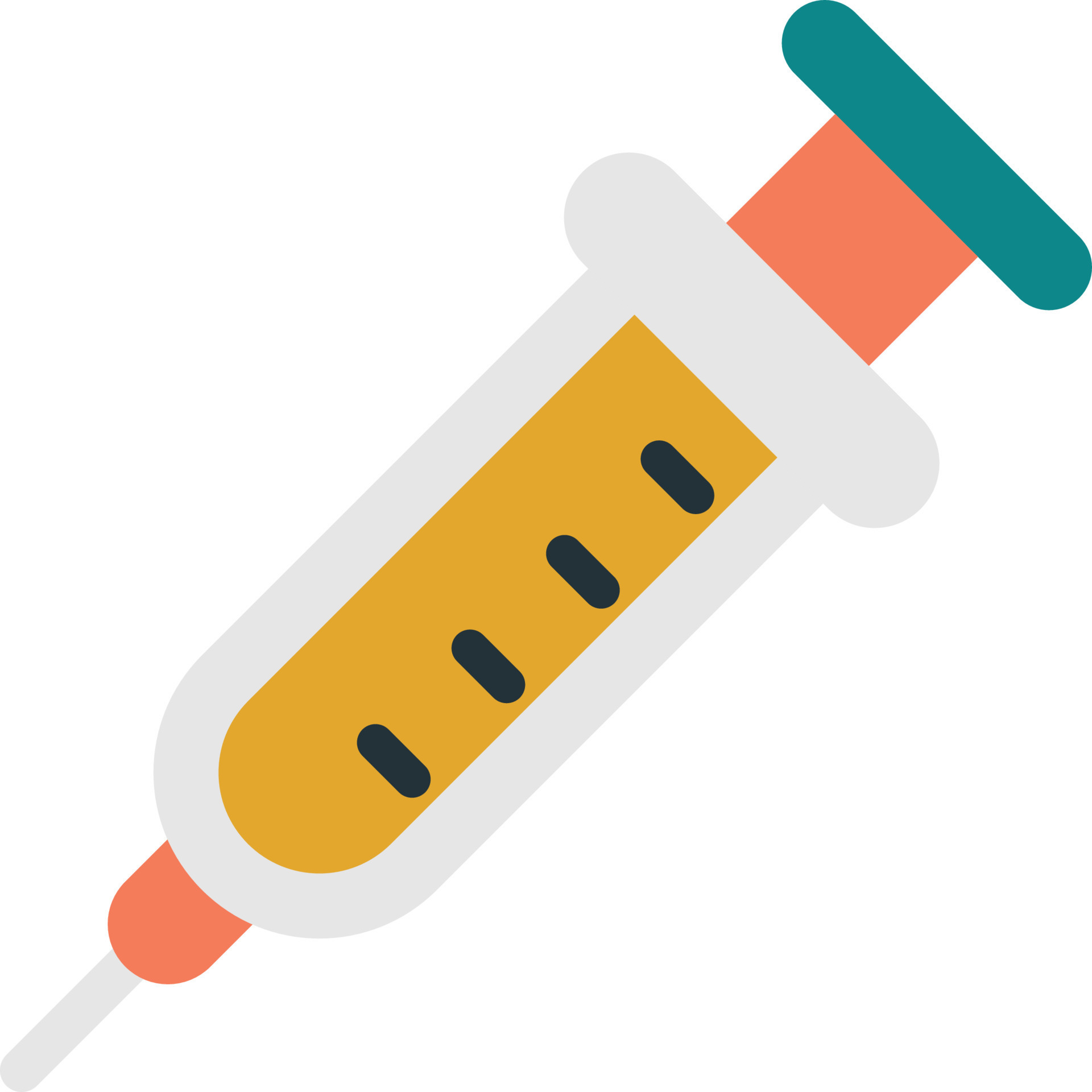 syringe illustration in minimal style 15430099 Vector Art at Vecteezy