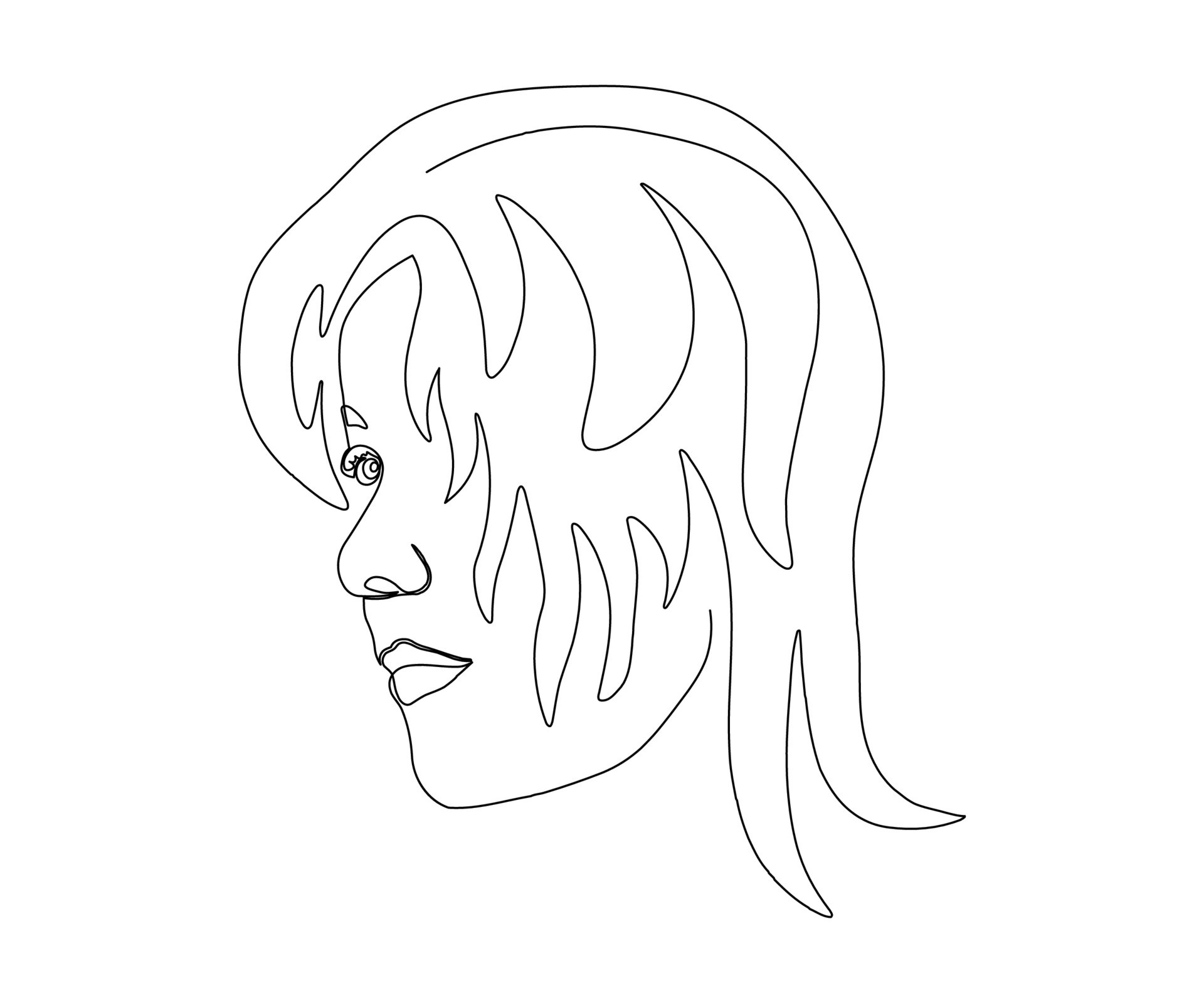 abstract portrait of a girl in the style of one line art. Logo for hair salon,beauty salon,SPA,massage 15430783 Vector Art at Vecteezy abstract portrait of a girl in the style of one line art. Logo for hair salon,beauty salon,SPA,massage 15430783 Vector Art at Vecteezy