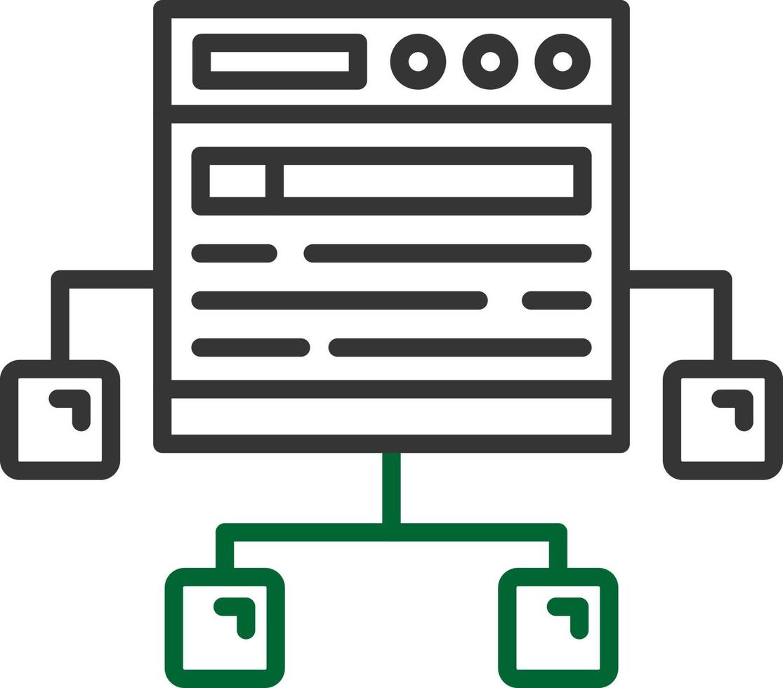 Sitemap Creative Icon Design vector