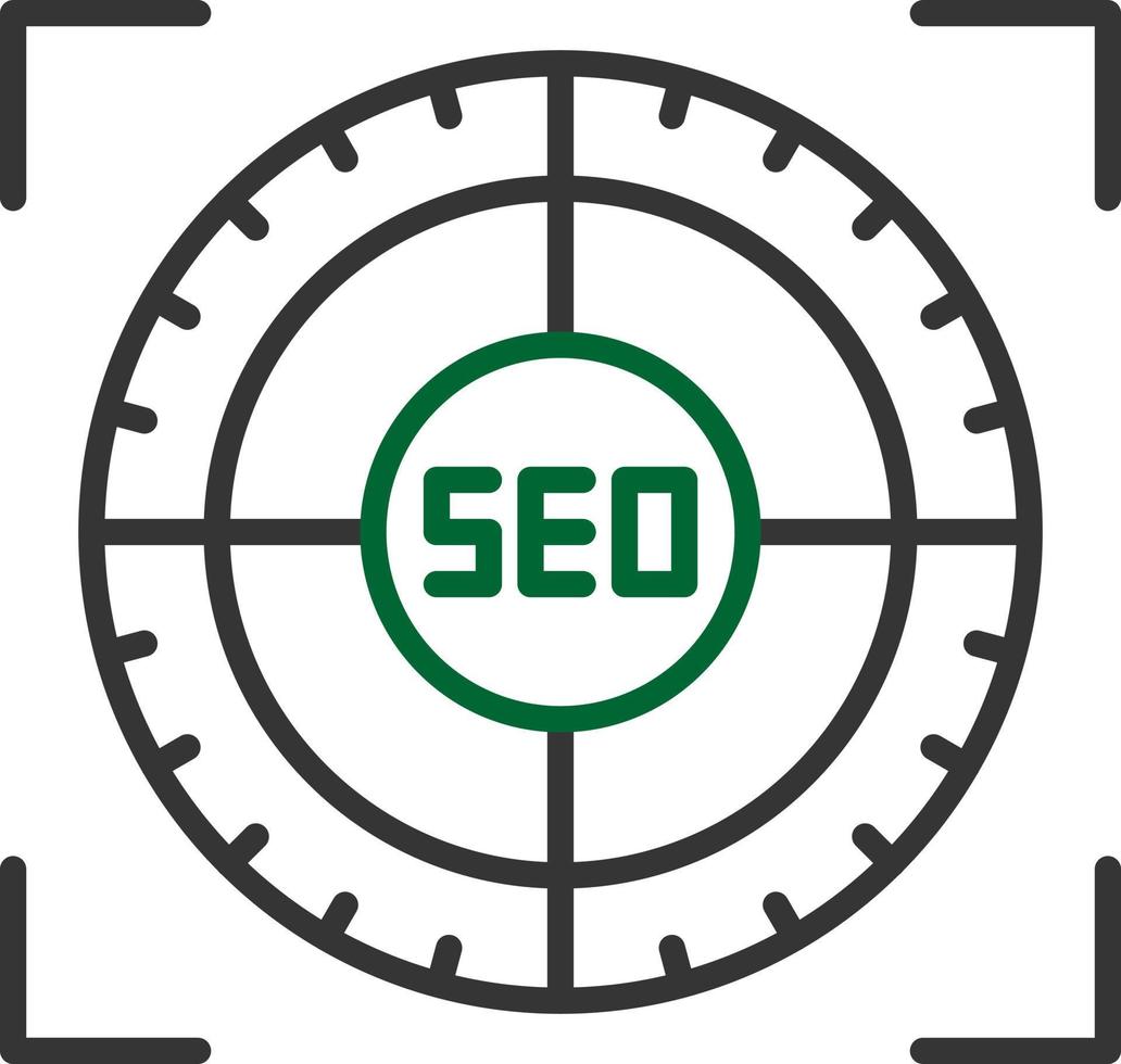 diseño de icono creativo seo vector