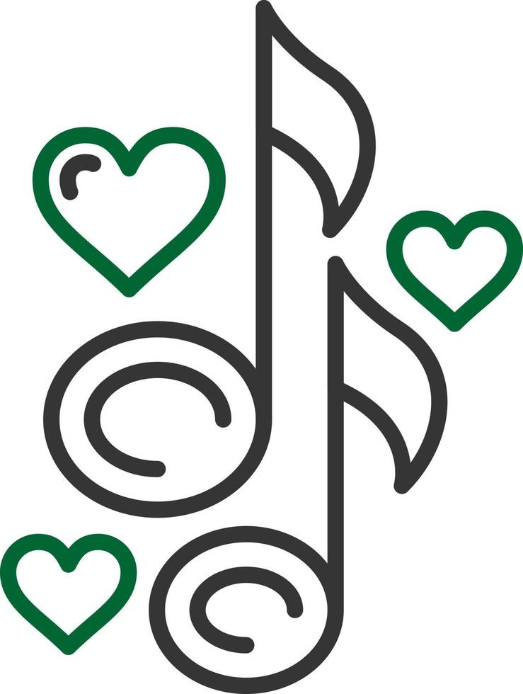 Love Song Creative Icon Design vector