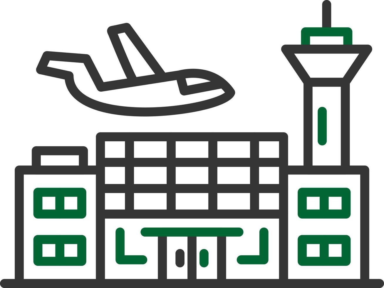 Airport Creative Icon Design vector
