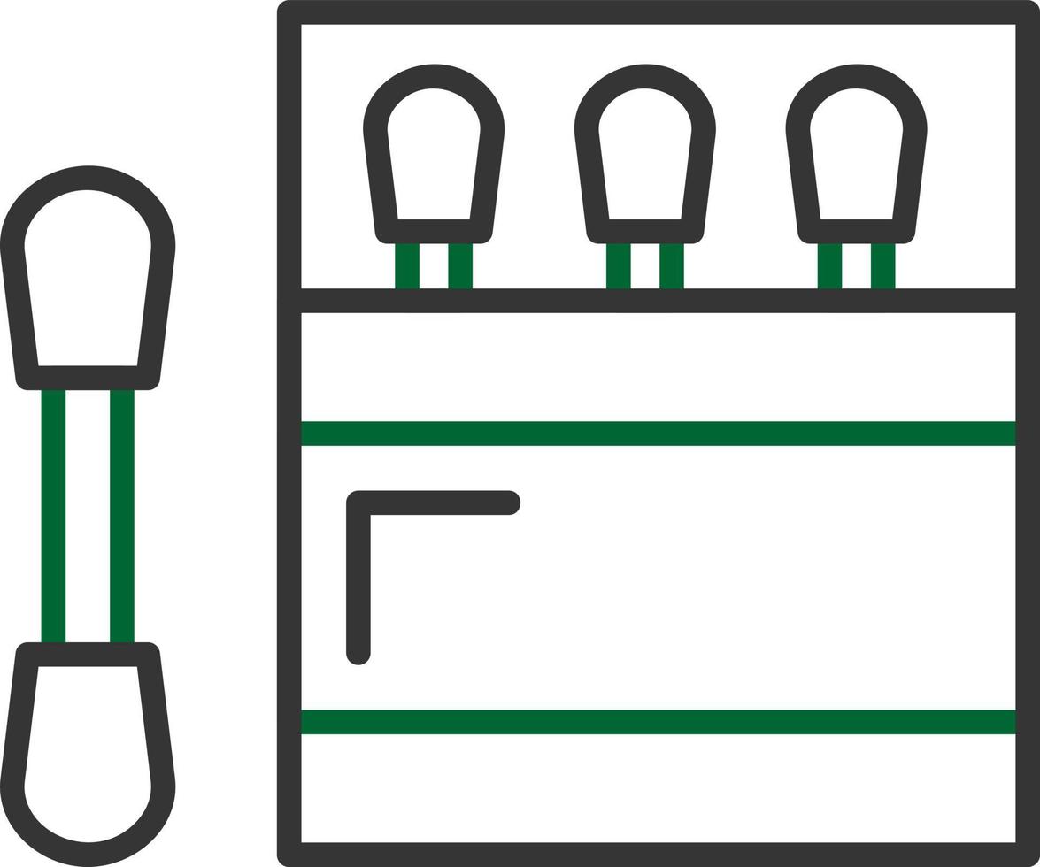 Cotton Swabs Creative Icon Design vector