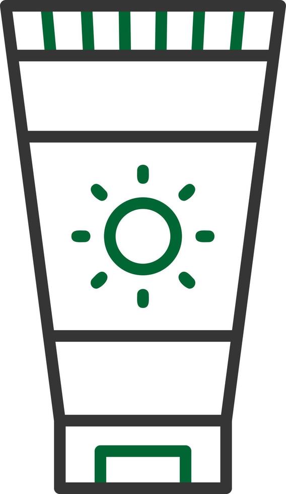 Sunscreen Creative Icon Design vector