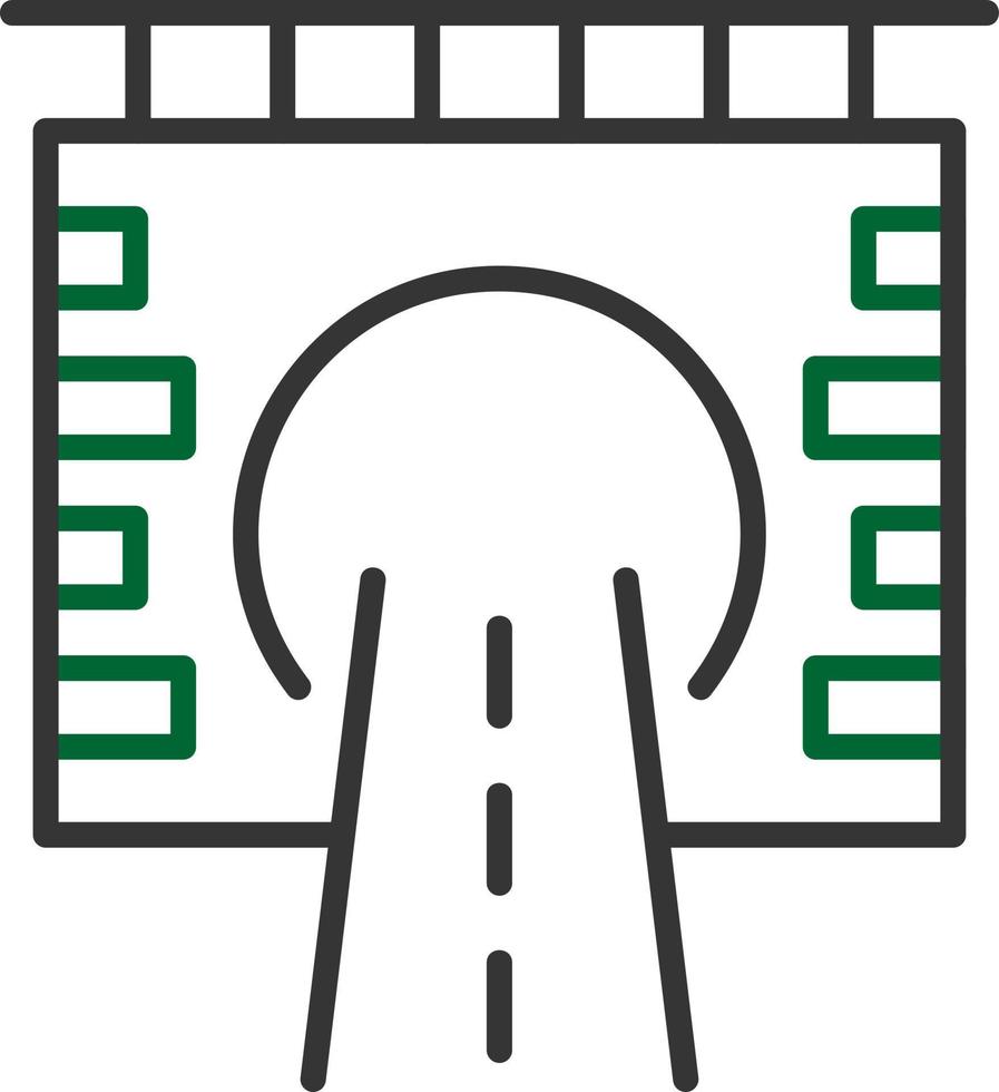 Tunnel Creative Icon Design vector
