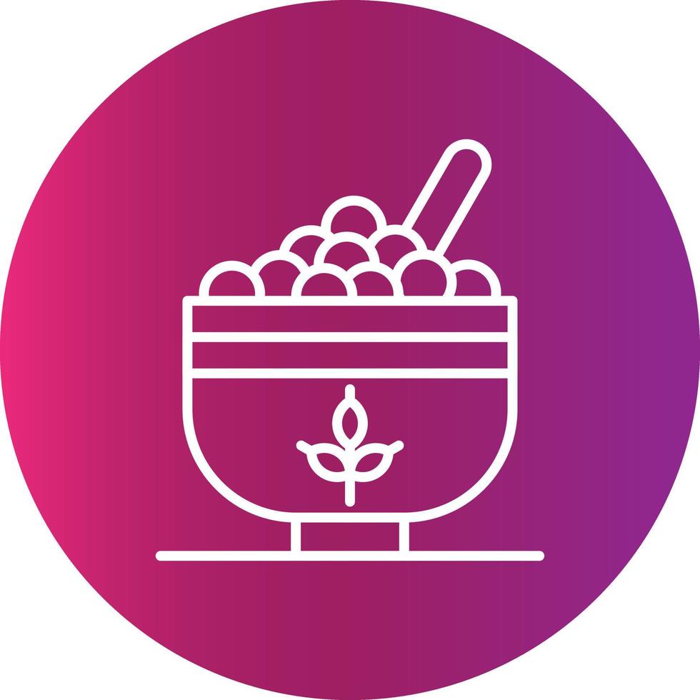 Cereal Creative Icon Design vector
