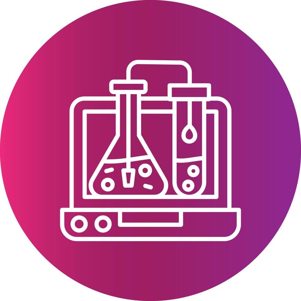 diseño de icono creativo de química vector