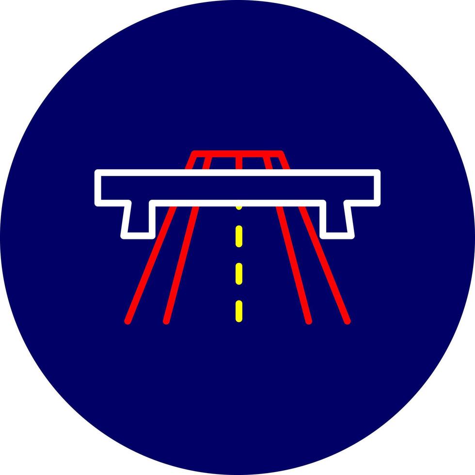 Road Creative Icon Design vector