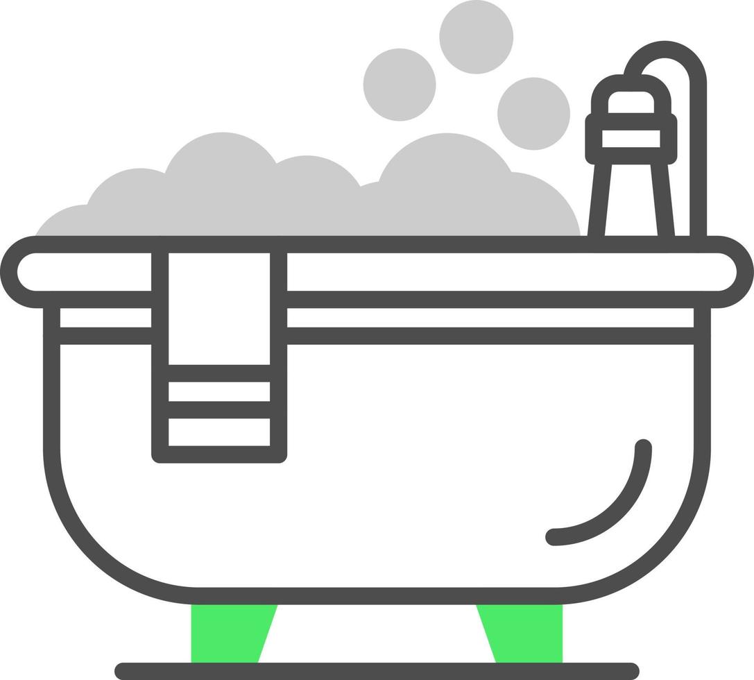 Bathtub Creative Icon Design vector