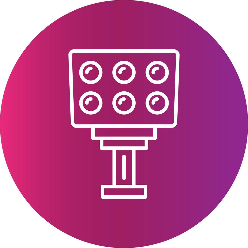 Light Creative Icon Design vector