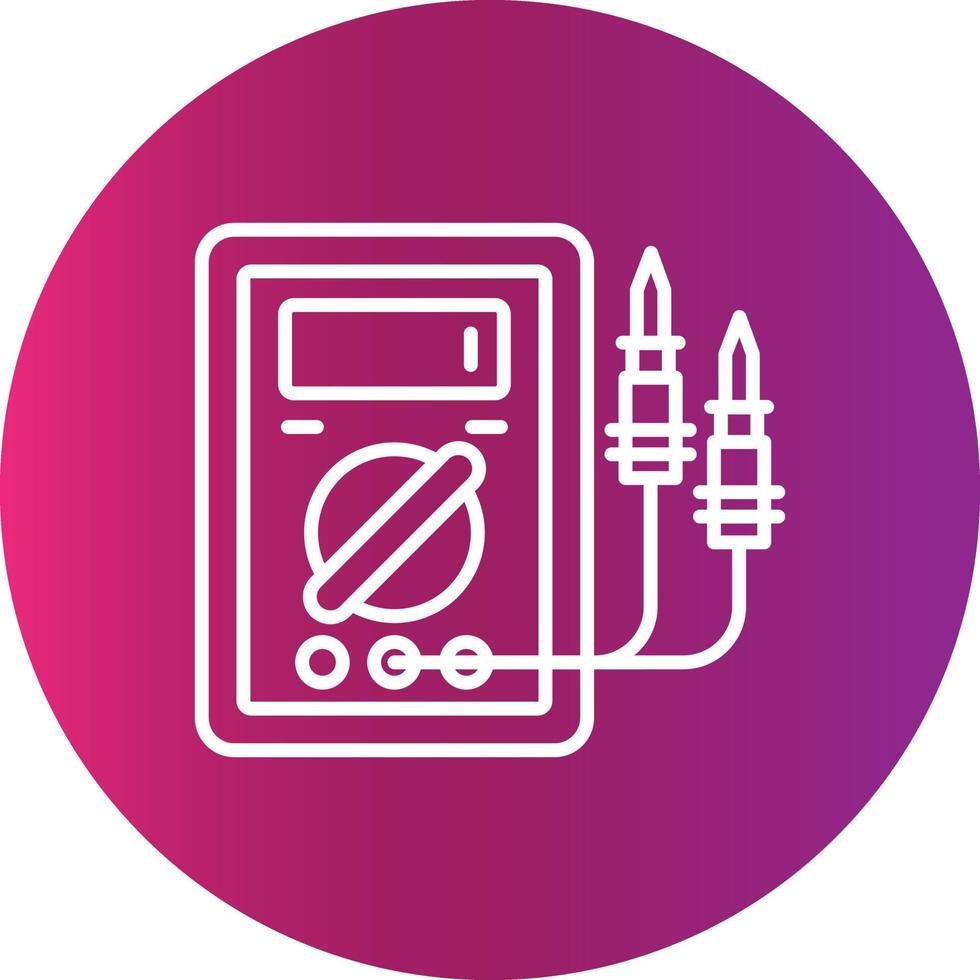 Voltmeter Creative Icon Design vector