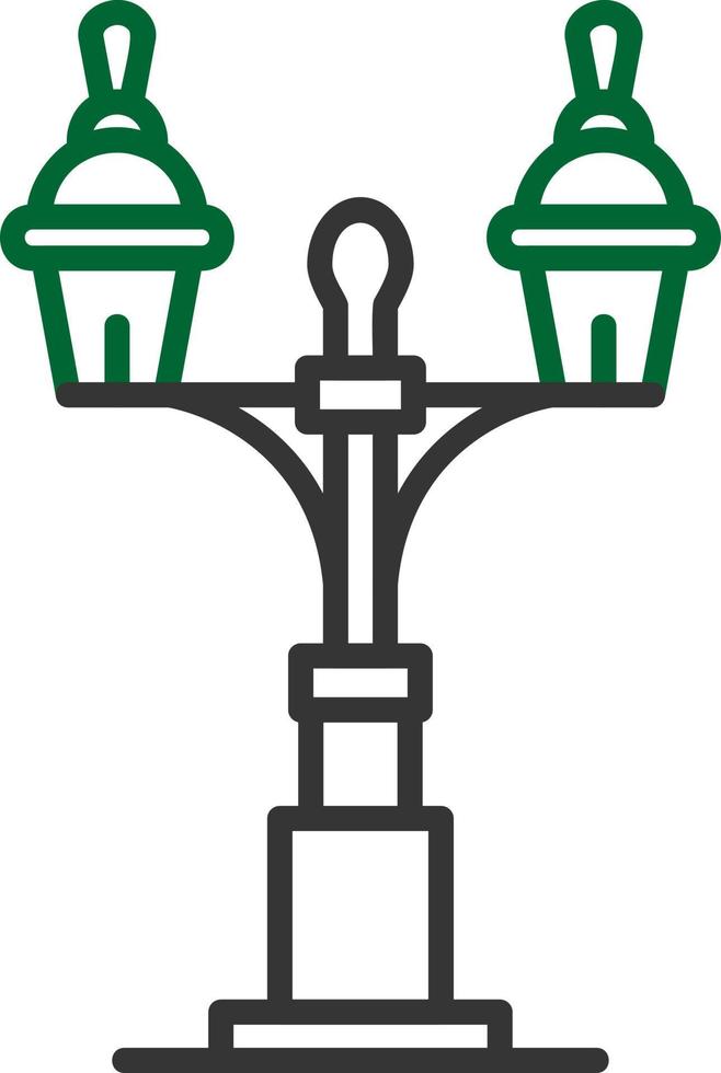 Street Lamp Creative Icon Design vector