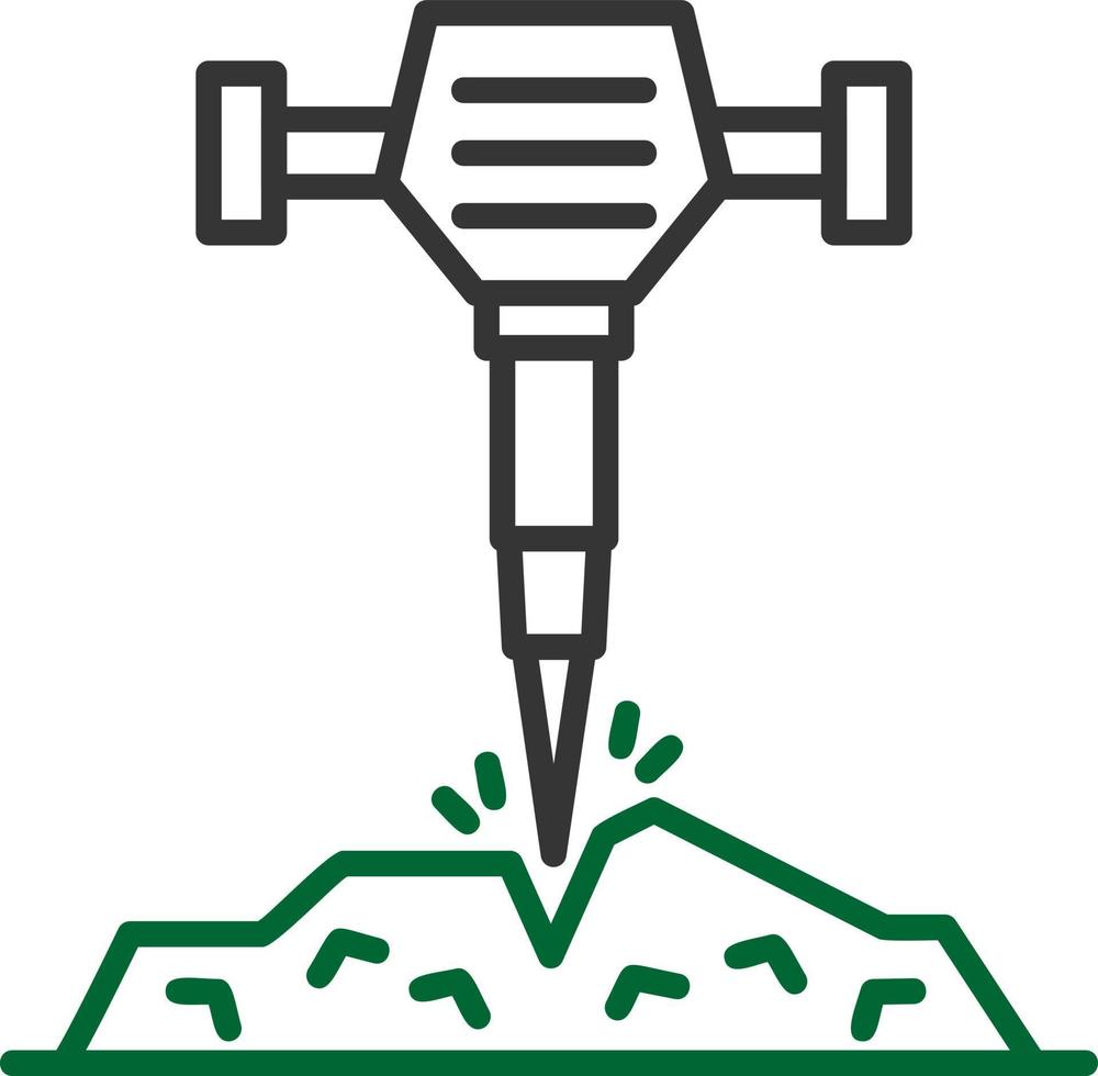Drill Creative Icon Design vector